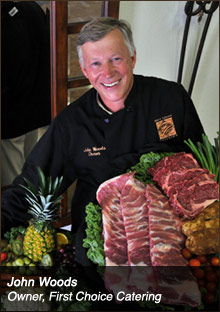 John Woods, Owner, First Choice Catering John Woods, Owner, First Choice Catering